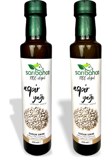 Aspir Yağı (Soğuk Sıkım) 250 ml * 2 Li