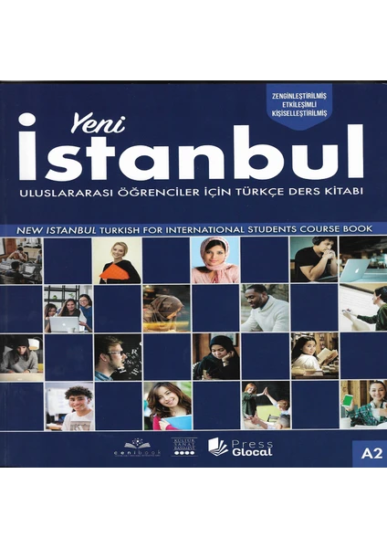 İstanbul Kültür Sanat Basımevi Yeni İstanbul Uluslarası Öğrenciler İçin Türkçe A2 Ders+Çalışma+Dijital Qr Kod