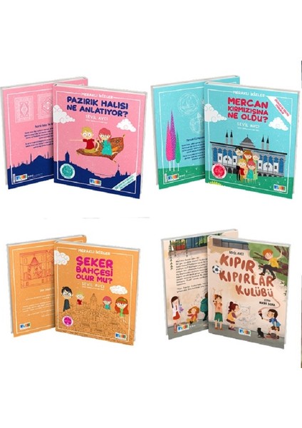Monera Sevil Avcı Serisi Kıpır Kıpırlar Kulübü, Pazırık Halısı Ne Anlatıyor, Şeker Bahçesi Olur Mu, Mercan Kırmızısına Ne Oldu