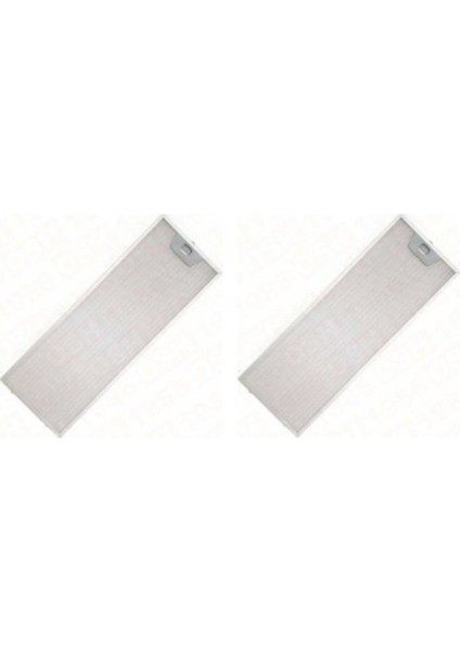 Arçelik - Franke Metal Tırnaklı Ankastre Aspiratör & Davlumbaz Yağ Filtresi 18,6 x 51,5 cm 2 Adet