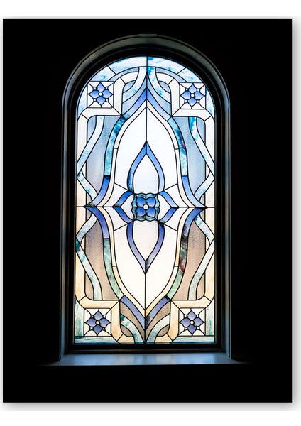 Ahşap Tablo Cam Vitray Detay