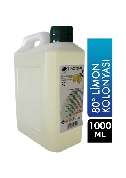 80 Derece Limon Kolonyası 1 lt