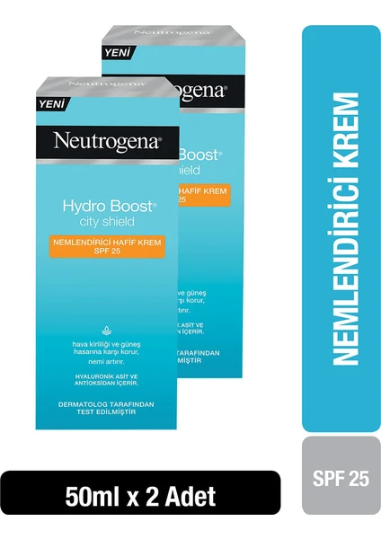 Hydro Boost SPF25 Nemlendirici Hafif Krem 2X50 ml