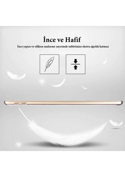 Lenovo Tab M10 TB-X505F 10.1 Şeffaf Silikon Kılıf