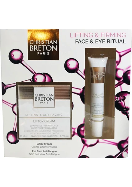 Christian Breton Lifting Anti Aging Yüz Kremi 50 Ml. ve Göz Jel 15 Ml. Set