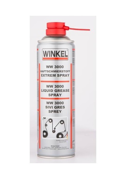 WW-3000 Sıvı Gres Sprey 500 Ml. x 12 Ad.