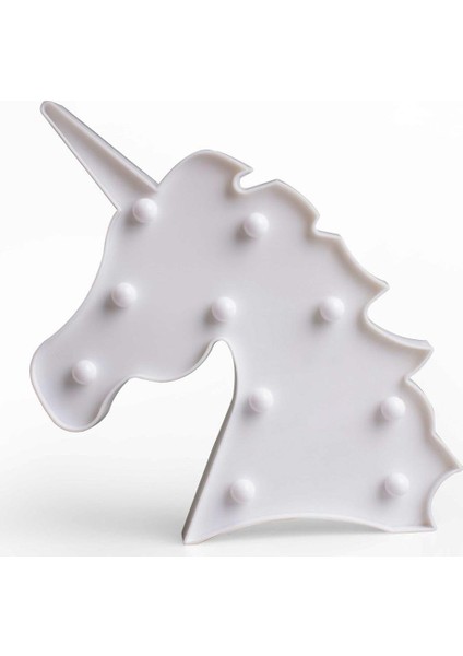 Mitolojik At Dekoratif Aydınlatma Beyaz