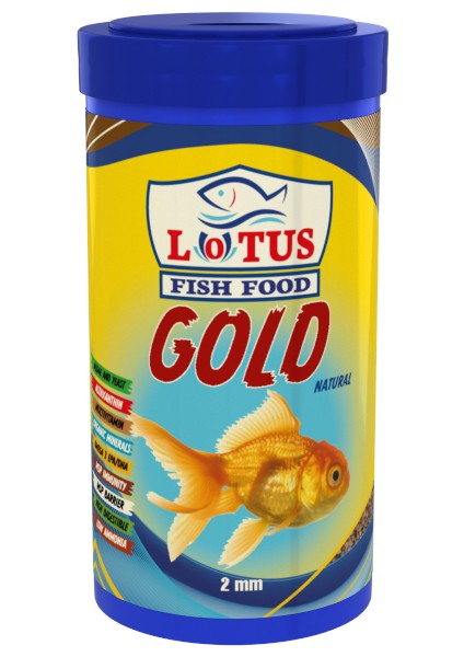 Gold Natural Granül Japon Balığı Yemi 250 ml