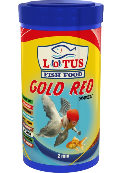 Gold Red 250 ml Japon Balık Yemi