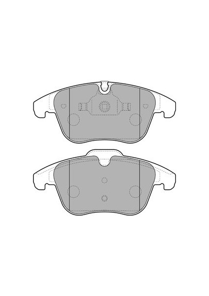 Citroen C5 Iii Break 1.8 16V 2008-2019 Delphi Ön Fren Balatası