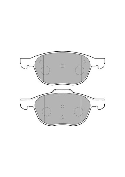 Ford Focus Ii 1.6 Ti-Vct 2005-2011 Delphi Ön Fren Balatası