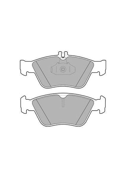 Mercedes-Benz Clk 200 1997-2002 Delphi Ön Fren Balatası