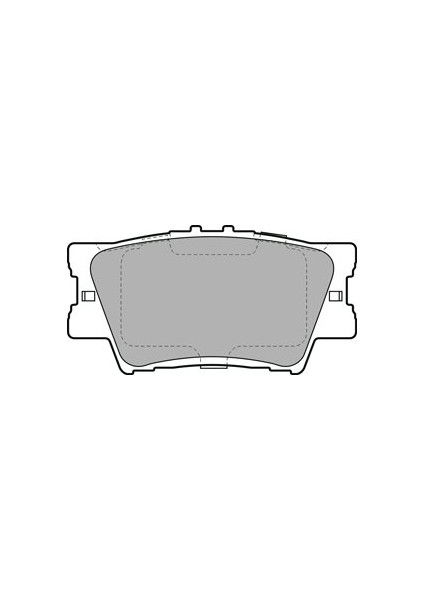 Toyota Camry Sedan 3.5 2006-2014 Arka Fren Balatası