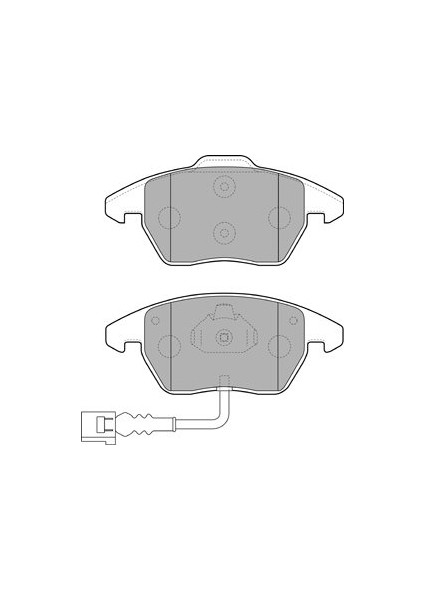 Volkswagen Beetle 1.2 Tsi 2011-2019 Delphi Ön Fren Balatası