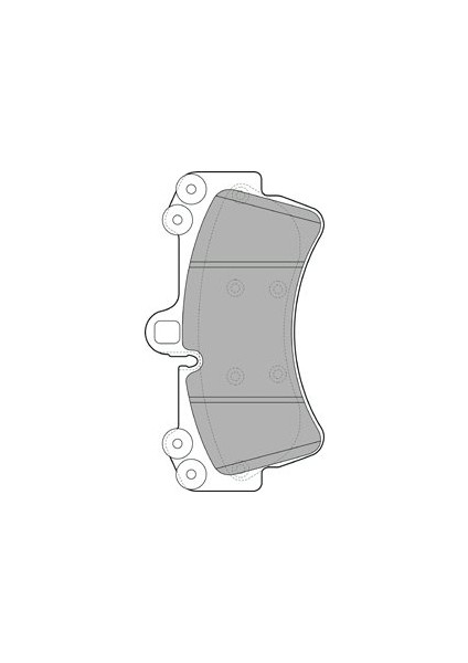 Volkswagen Touareg 6.0 W12 2004-2010 Delphi Ön Fren Balatası