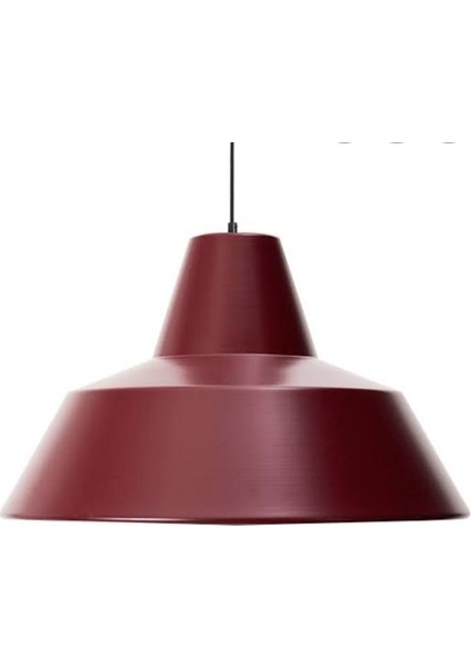 Metal Bordo Rustik Sarkıt Avize 35 cm En