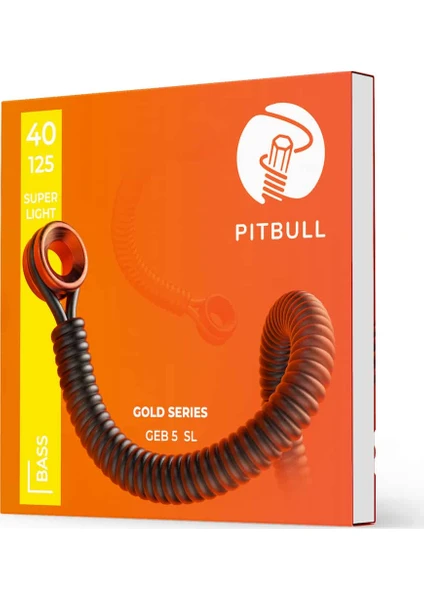 Pitbull Strings Gold Series Geb-5 Sl Super Light Takım Tel 5 Telli Bas Gitar Teli 040-125