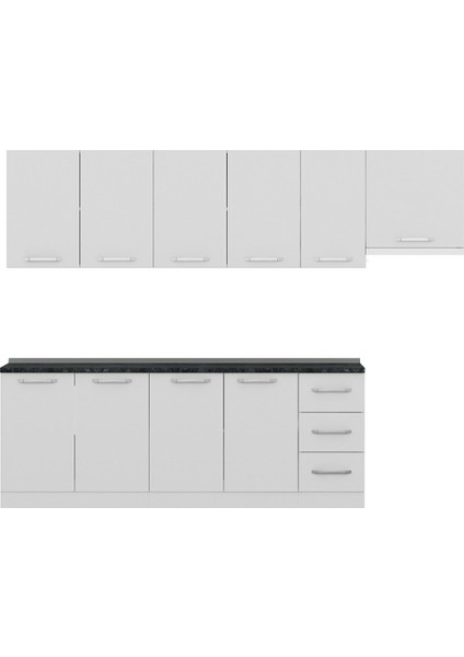 280 cm Mutfak Dolabı Beyaz 280-B10 fiyatları