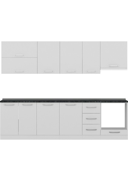 280 cm Mutfak Dolabı Beyaz 280-B8 fiyatları