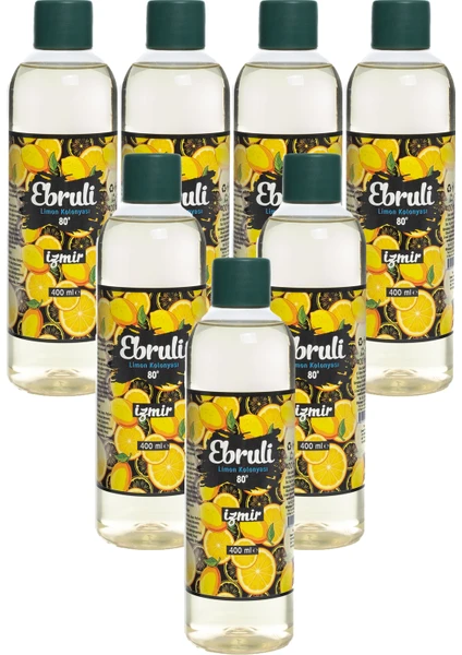 Limon Kolonyası 6 Adet 400 ml 80° Derece