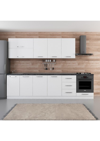 300 cm Mutfak Dolabı Beyaz 300-B7
