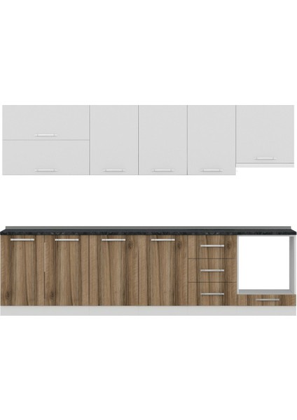 300 cm Mutfak Dolabı Beyaz Dore 300-D9 fiyatları