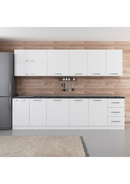 295 cm Mutfak Dolabı Beyaz 295-B1