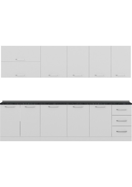 295 cm Mutfak Dolabı Beyaz 295-B1 fiyatları