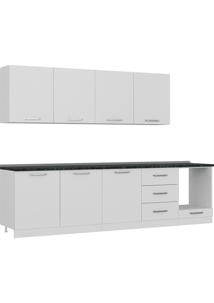 300 cm Mutfak Dolabı Beyaz 300-B10 modelleri
