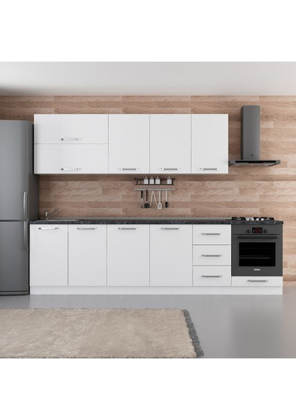 295 cm Mutfak Dolabı Beyaz 295-B6