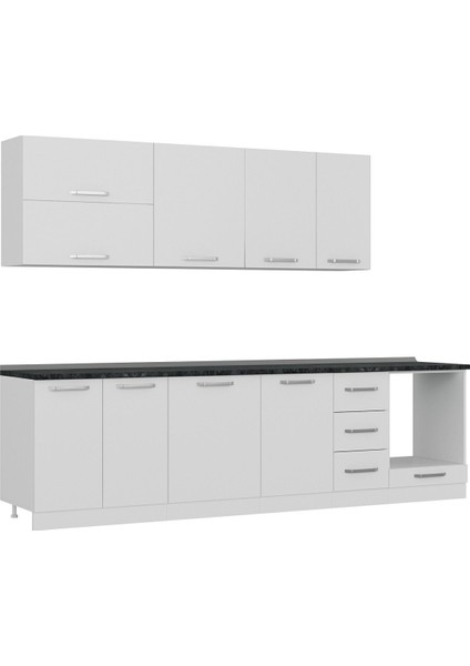 290 cm Mutfak Dolabı Beyaz 290-B6 modelleri