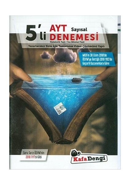 TYT Matematik + TYT Fen Bilimleri + AYT Sayısal Deneme Sınavı Seti (3 Kitap