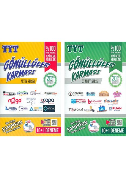 TYT Deneme Altın ve Zümrüt Serisi