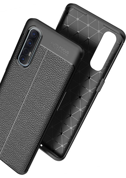 Oppo Reno 3 Pro Kılıf Koruyucu Esnek Tpu Silikon Siyah Hns