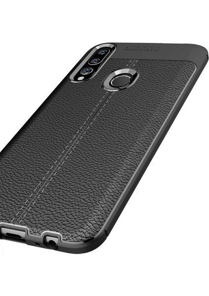 Huawei P Smart Pro Kılıf Koruyucu Esnek Tpu Silikon Siyah Hns