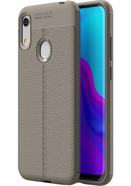 Huawei Y6 2019 Kılıf Koruyucu Esnek Tpu Silikon Gri Hns