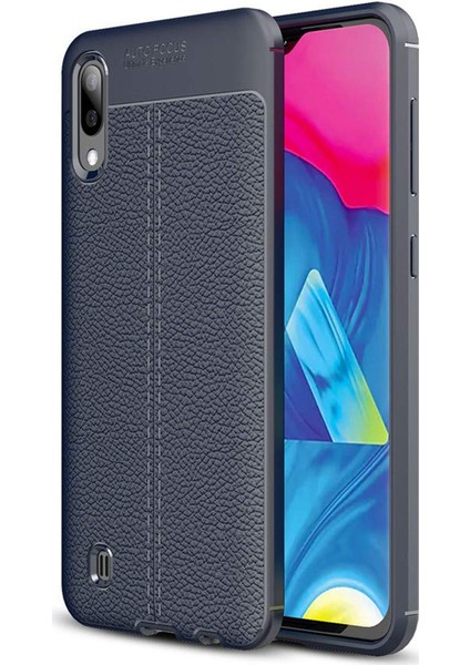 Samsung Galaxy M10 Kılıf (M105) Koruyucu Esnek Tpu Silikon Lacivert Hns