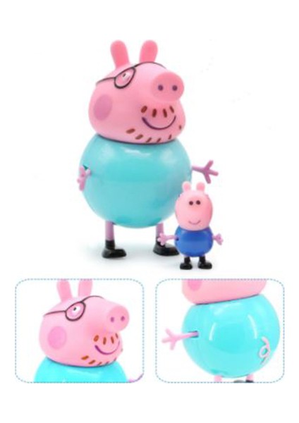 Peppa Pig Oyuncak Figür 4'lü