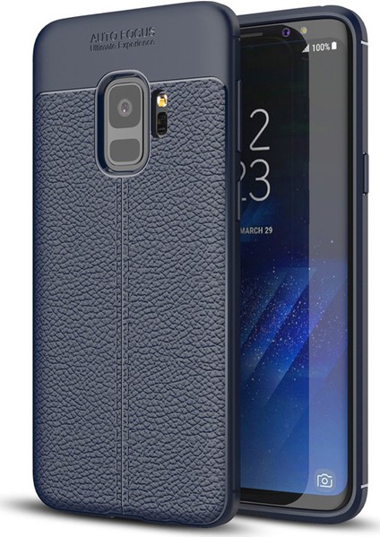 Samsung Galaxy S9 Kılıf (G960) Koruyucu Esnek Tpu Silikon Lacivert Hns