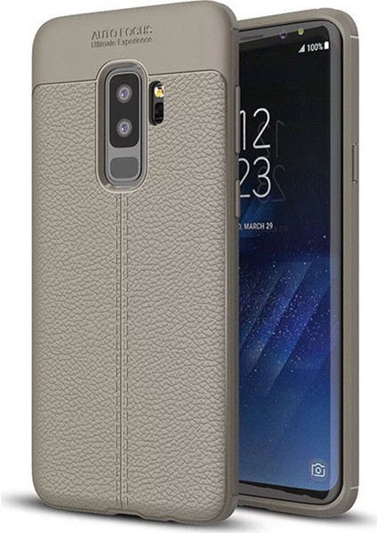 Samsung Galaxy S9 Plus Kılıf (G965) Koruyucu Esnek Tpu Silikon Gri Hns