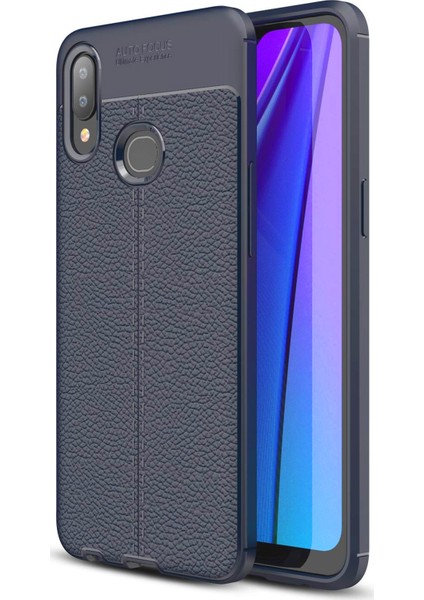 Samsung Galaxy A10S Kılıf Koruyucu Esnek Tpu Silikon Lacivert Hns