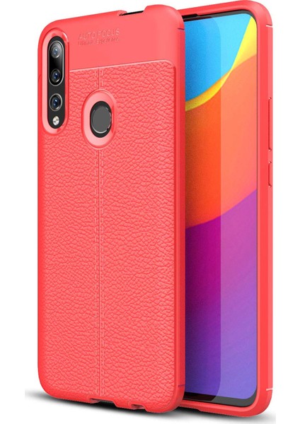 Huawei Y9 Prime 2019 Kılıf Koruyucu Esnek Tpu Silikon Kırmızı Hns