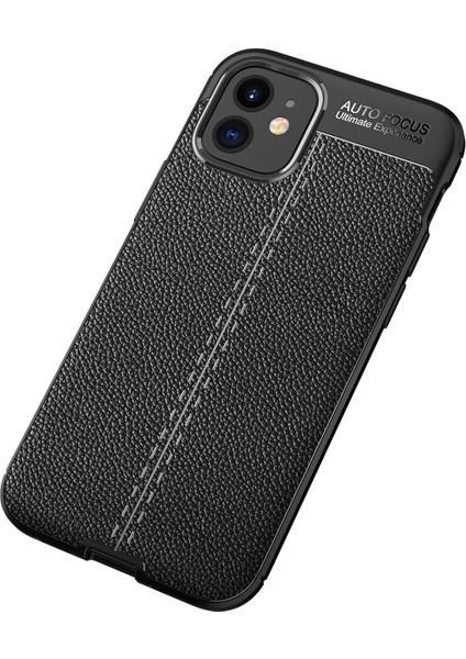 iPhone 12 Mini Kılıf Koruyucu Esnek Tpu Silikon Siyah Hns