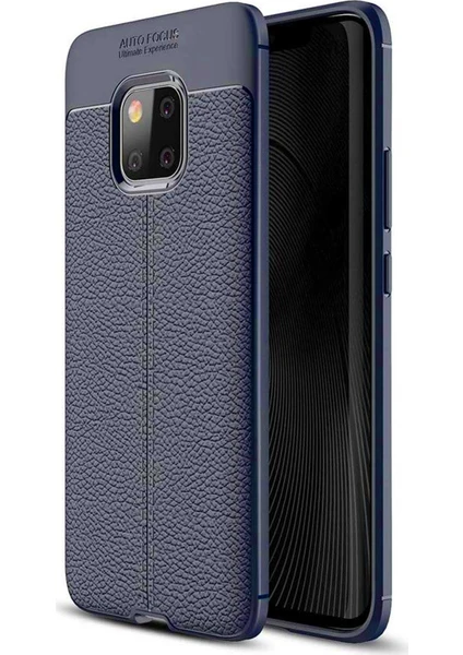 Hesaplı Dünya Huawei Mate 20 Pro Kılıf Koruyucu Esnek Tpu Silikon Lacivert Hns