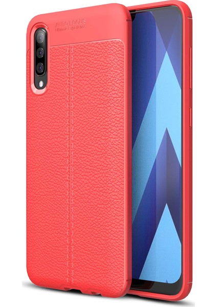 Samsung Galaxy A70 Kılıf (A705) Koruyucu Esnek Tpu Silikon Kırmızı Hns