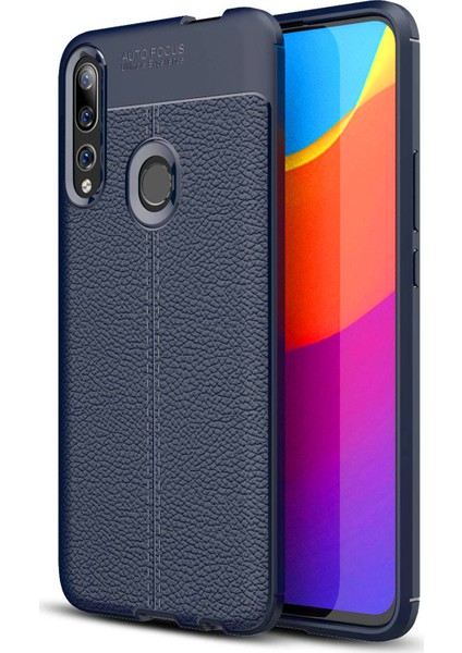 Huawei P Smart Pro Kılıf Koruyucu Esnek Tpu Silikon Lacivert Hns