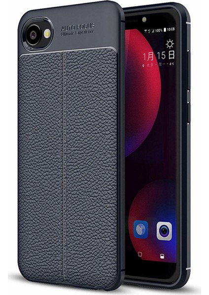 Htc Desire 12 Kılıf Koruyucu Esnek Tpu Silikon Lacivert Hns