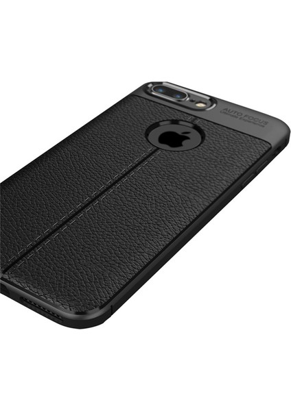 iPhone 8 Plus Kılıf Koruyucu Esnek Tpu Silikon Siyah Hns