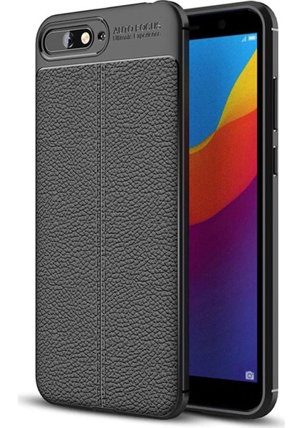 Huawei Y6 2018 Kılıf Koruyucu Esnek Tpu Silikon Siyah Hns