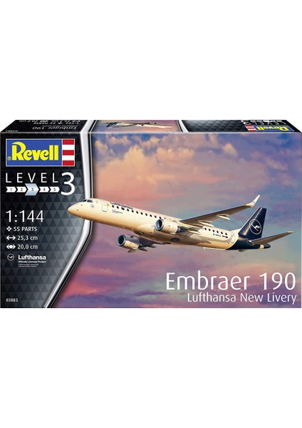 Maket Embraer 190 Lufthansa 03883